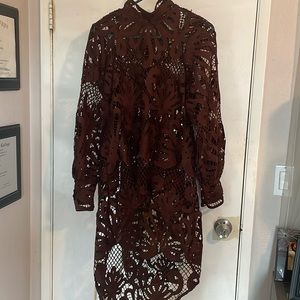 Boston Proper Crochet Tunic